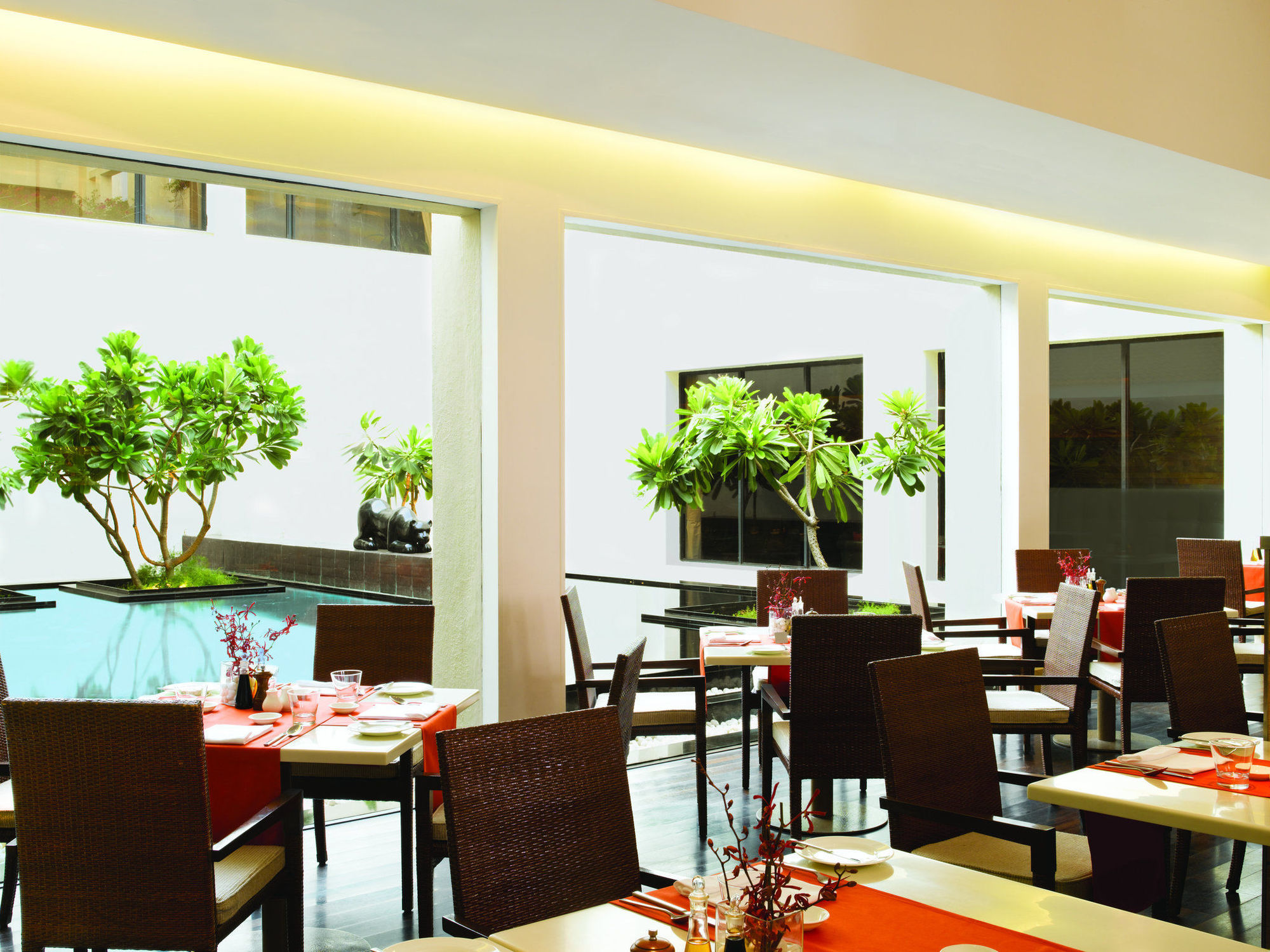 Trident Chennai Hotell Restaurang bild
